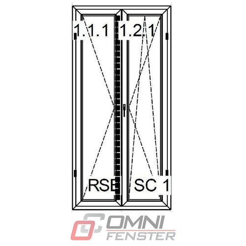 Pvc balkontür 100 230 - balkontür,