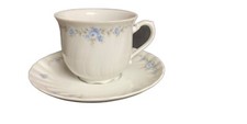 Kaffeetasse m. Untere Seltmann Weiden Regina blaues Röschendekor