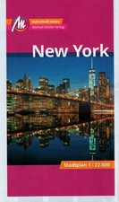 NEW YORK Stadtplan Michael Müller Verlag Stadtkarte n. USA Amerika a