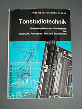 Tonstudiotechnik, Johannes Webers, Franzis-Verlag, 1968 (0766)