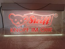 Leuchtreklame Steiff Lichtwerbung – Plexiglas zum Aufhängen