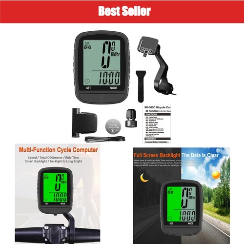 Kabelloser fahrradcomputer mit - kabelloser,