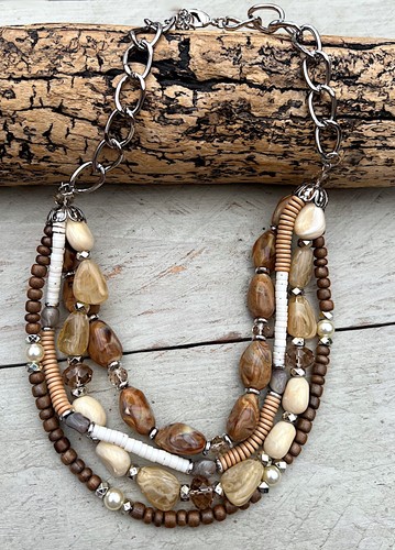 Ethno boho halskette collier - ethno, halskette,