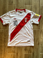 Peru Trikot – Umbro, Christian Cueva, Fußball, FIFA WM 2018, Vintage – M