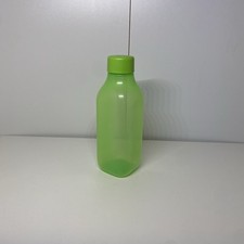 Tupperware Eco Flasche 1 L grün – Trinkflasche quadratisch Original Neu
