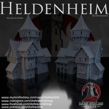 Dark Realms - New Heldenheim - Hall Tower  DnD Pathfinder Wargamin