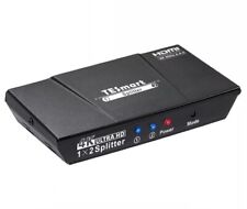 Tesmart HDMI Splitter Verteiler 1:2 Port Ultra HD 4K  3840x2160@60Hz  HDR   HDCP