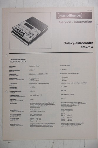 Nordmende galaxy astrocorder - nordmende,