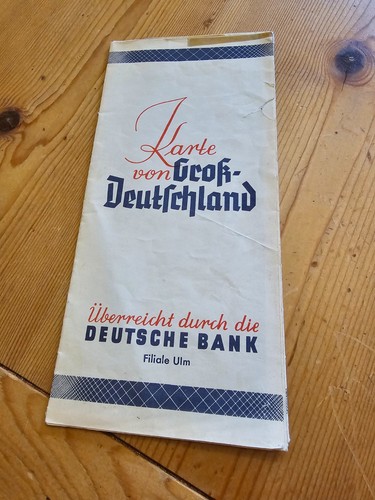 Karte von großdeutschland - karte,