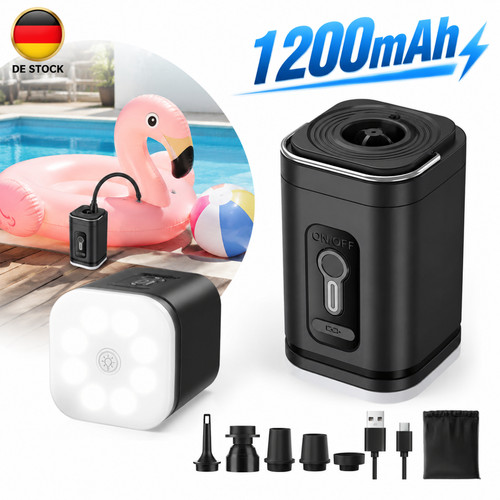 Wiederaufladbare luftpumpe - wiederaufladbare,