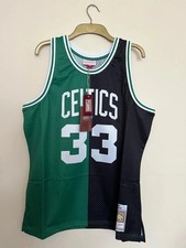 Mitchell & Ness Larry Bird #33 Celtics Split Swingman Jersey L BNWT