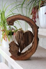 Gartendeko-Rustikal Baumsch. m.  Herz Apfel  Einweihung-Geschenk-Upcycling,