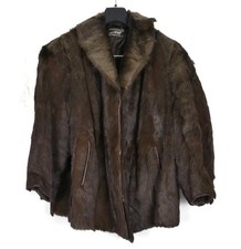 Echtpelz Damen Jacke Rotfuchs Leder Besatz Pelz Mantel Fuchs M L Größe: 40