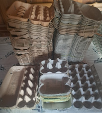 95  Eierkartons, Eierpappen, Eierverpackung, gebraucht, auch zum Basteln