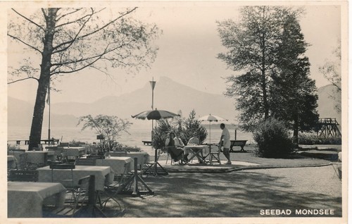 Aus mondsee seebad - ak,