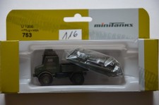 Roco Minitanks 1-87 Unimog U 1200 L mit Schneepflug und MSA 753 ( Herpa 741545 )