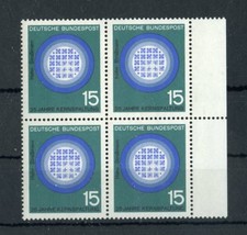 BUND Nr.441f20 ** VIERERBLOCK SCHANTL-ABART EURO 50,-++ !!! (128564)