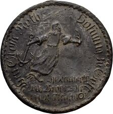 Sachsen Medaille Zinn 1772 Not Teuerung 45 mm/ 15,5 g  Original Münze #L1254