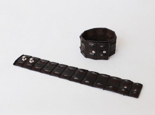 Krokodillederarmband