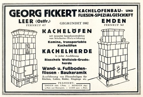 Kachelofen fickert leer - leer, emden