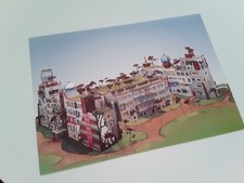 Ansichtskarte - Postkarte - AK - Hundertwasser-Haus Wittenberg 