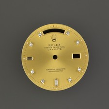 ROLEX Day Date DIAMOND Tritium Zifferblatt DIAL 18038 3055 3155 GOLD vintage