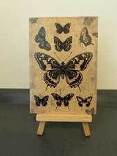 Postkarte Motivkarte, Schmetterling, Schwalbenschwanz, Insekten, Tiere, Kunst