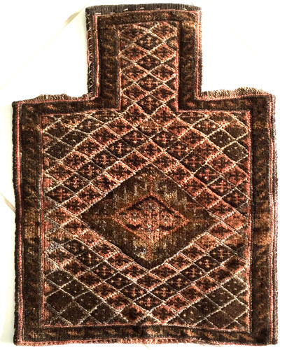 Salztasche teppich braun alte - salztasche,