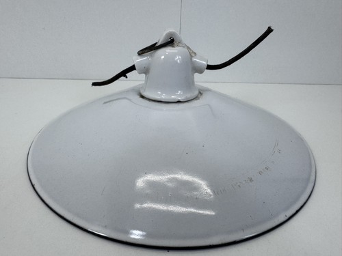 Alte fabriklampe emaille stall - emaille,
