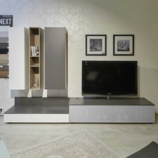 Spectral Smart Furniture Media-Wohnwand Next Granite Weiß
