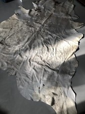 Argentinisches Kuhfell, Stierfell, Rinderfell ca 250x190 cm Grau, wunderschön!