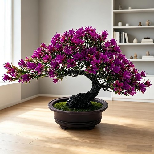 Künstlicher bonsai baum zeder - künstlicher, bonsai-baum
