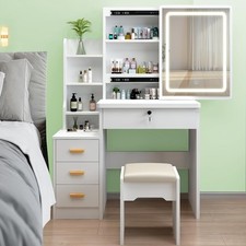 Schminktisch mit spiegel und