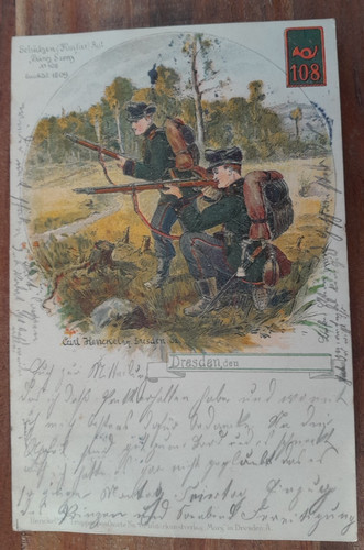 Alte orginale postkarte - alte,