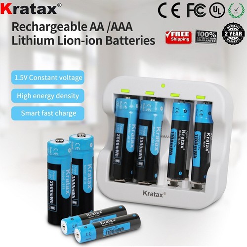 Kratax lithium ioen - lithium-ioen, aaa