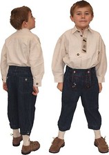 Jeanshose Kniebundhose