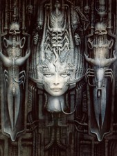 HR Giger Necronomicon Monsters Poster | Dark Fantasy Kunstdruck | Gothic T351