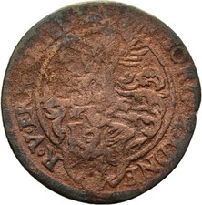 RDR Böhmen Rechenpfennig Kupfer 22 mm/ 2,7 g Original  Münze #QB282