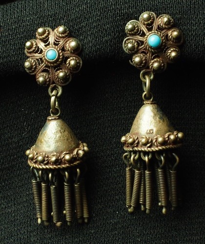 Filigrane silberohrclips mit - filigrane,