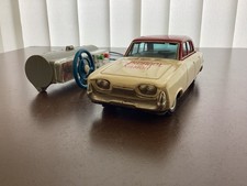 Altes Blechspielzeug FORD Taunus 17M Driving School BANDAI Japan