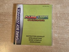 Nintendo Game Boy Advance Mario & Luigi Superstar Saga Spielanleitung EUR