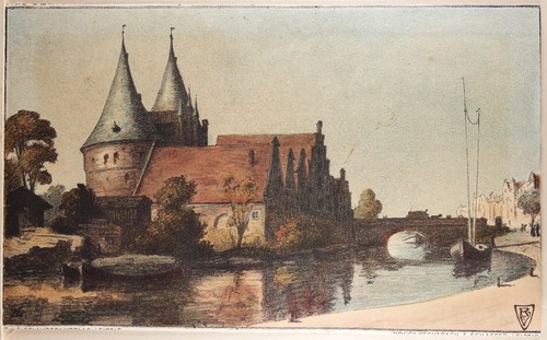 Original-Farblithographie