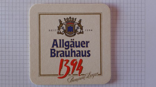 Bierdeckel kempten allgäuer - kempten,