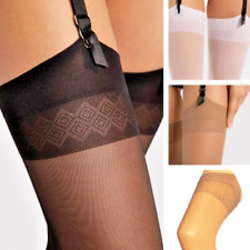 Fiore Romance 20DEN Strapsstrümpfe Schwarz S-XL Strapse Strümpfe Damen Nylons