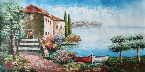 ölgemälde 60x120 - Ölgemälde,