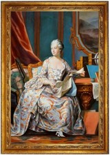 Ölbild Madame de Pompadour