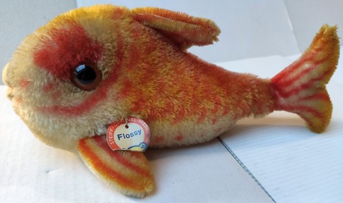 Steiff fisch flossy 28cm - fisch,