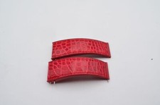 CORUM LEDER ARMBAND 24MM CORUM BUBBLE HERREN NEU FÜR FALTSCHLIESSE ROT 14