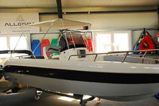 2-Stangen Bimini Top Höhe 110cm Breite 150-165cm Farbe weiß