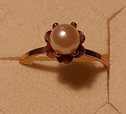 Ring gold 333 - ring,